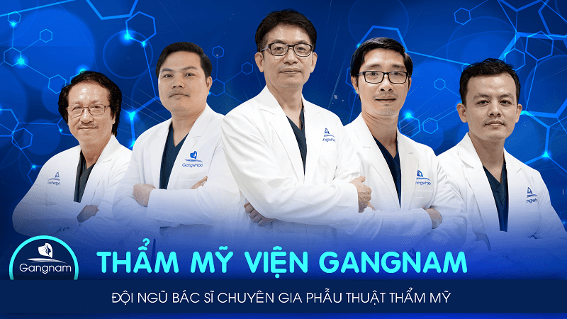 Đội ngũ y bác sĩ tại thẩm mỹ viện GangNam