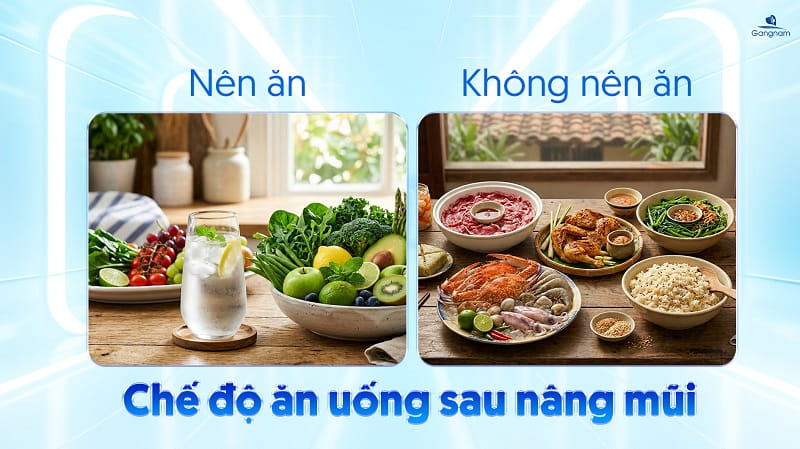 Lưu ý chăm sóc sau nâng mũi cấu trúc 8 Cách chăm sóc sau nâng mũi cấu trúc