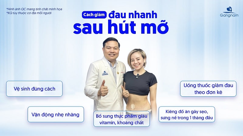 Hút mỡ bụng có đau không? 5 lưu ý giúp giảm đau nhanh chóng sau hút mỡ 6 Giảm mỡ