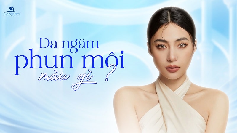 Da ngăm nên phun môi màu gì? 4 Da ngăm nên phun môi màu gì?