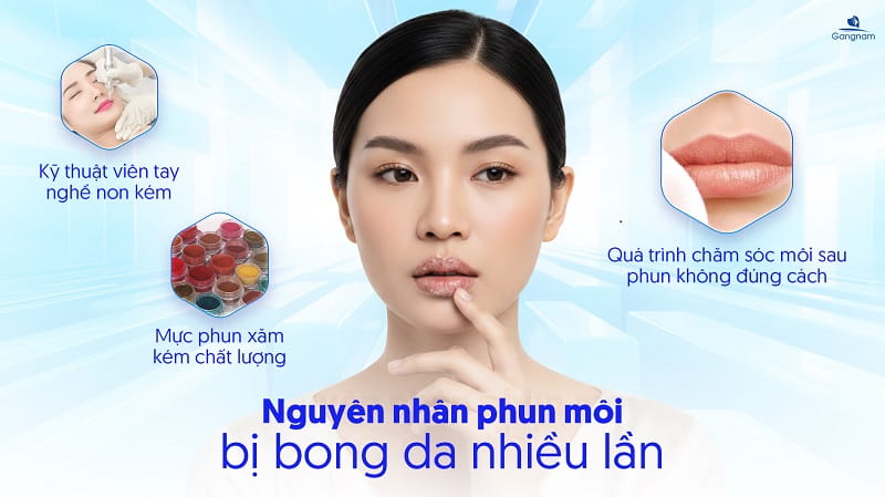 Phun môi bị bong da nhiều lần có sao không? 6 Phun môi bị bong da nhiều lần