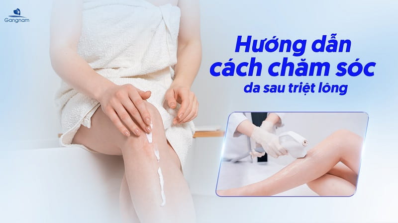 Hướng dẫn cách chăm sóc da sau triệt lông 5 Chăm sóc da sau triệt lông