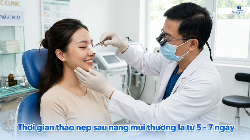 Nâng mũi tháo nẹp sớm có sao không? 5 Nâng mũi tháo nẹp sớm có sao không?