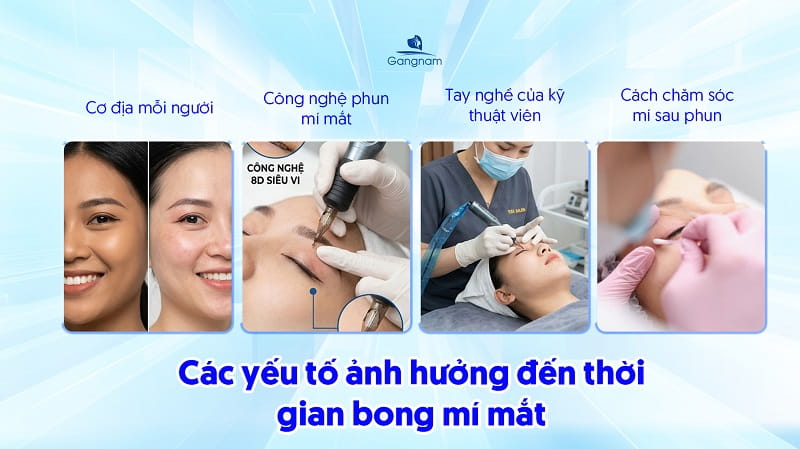 Phun mí bao lâu thì bong? 5 Phun mí bao lâu thì bong?