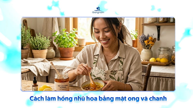 Top 8 cách làm hồng nhu hoa bằng mật ong hiệu quả 6 Cách làm hồng nhũ hoa bằng mật ong