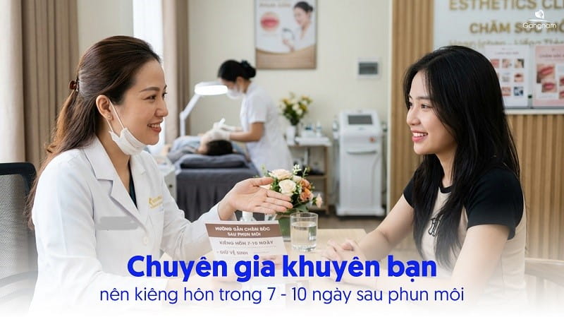 Phun môi bao lâu thì được hôn? 6 Phun môi bao lâu thì được hôn?