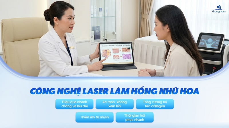 Làm hồng nhũ hoa bằng Laser - Giải pháp an toàn và hiệu quả 6 Làm hồng nhũ hoa bằng Laser
