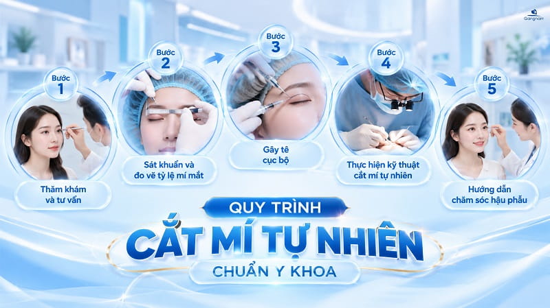 Cắt mí tự nhiên là gì? Ưu điểm và quy trình thực hiện 8 Cắt mí tự nhiên