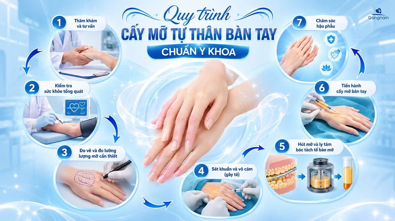 Cấy mỡ bàn tay - Giải pháp trẻ hóa "bàn tay búp măng" an toàn, hiệu quả 7 Cấy mỡ bàn tay