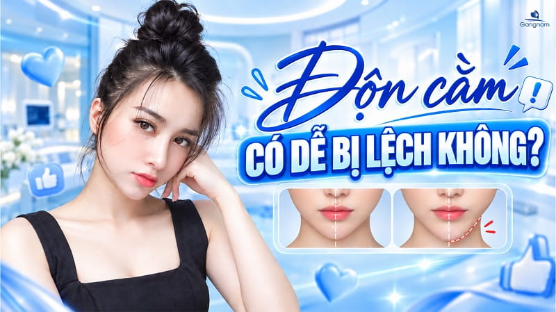 Độn cằm có dễ bị lệch không? Nguyên nhân và cách phòng tránh 6 Độn cằm có dễ bị lệch không?