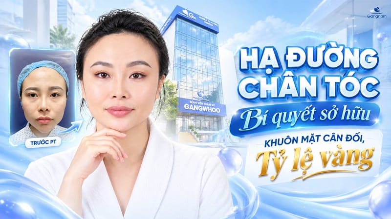 Hạ đường chân tóc là gì? Bí quyết sở hữu khuôn mặt cân đối, tỷ lệ vàng 5 Hạ đường chân tóc