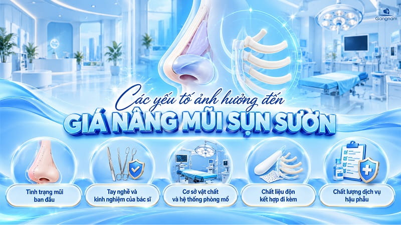 Nâng mũi sụn sườn giá bao nhiêu? Các yếu tố ảnh hưởng đến chi phí thực hiện 8 Nâng mũi sụn sườn giá bao nhiêu?