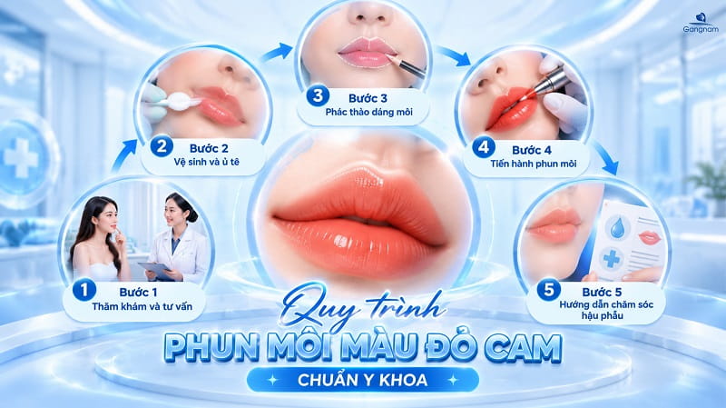 Phun môi màu đỏ cam có đẹp không? 8 Phun môi màu đỏ cam